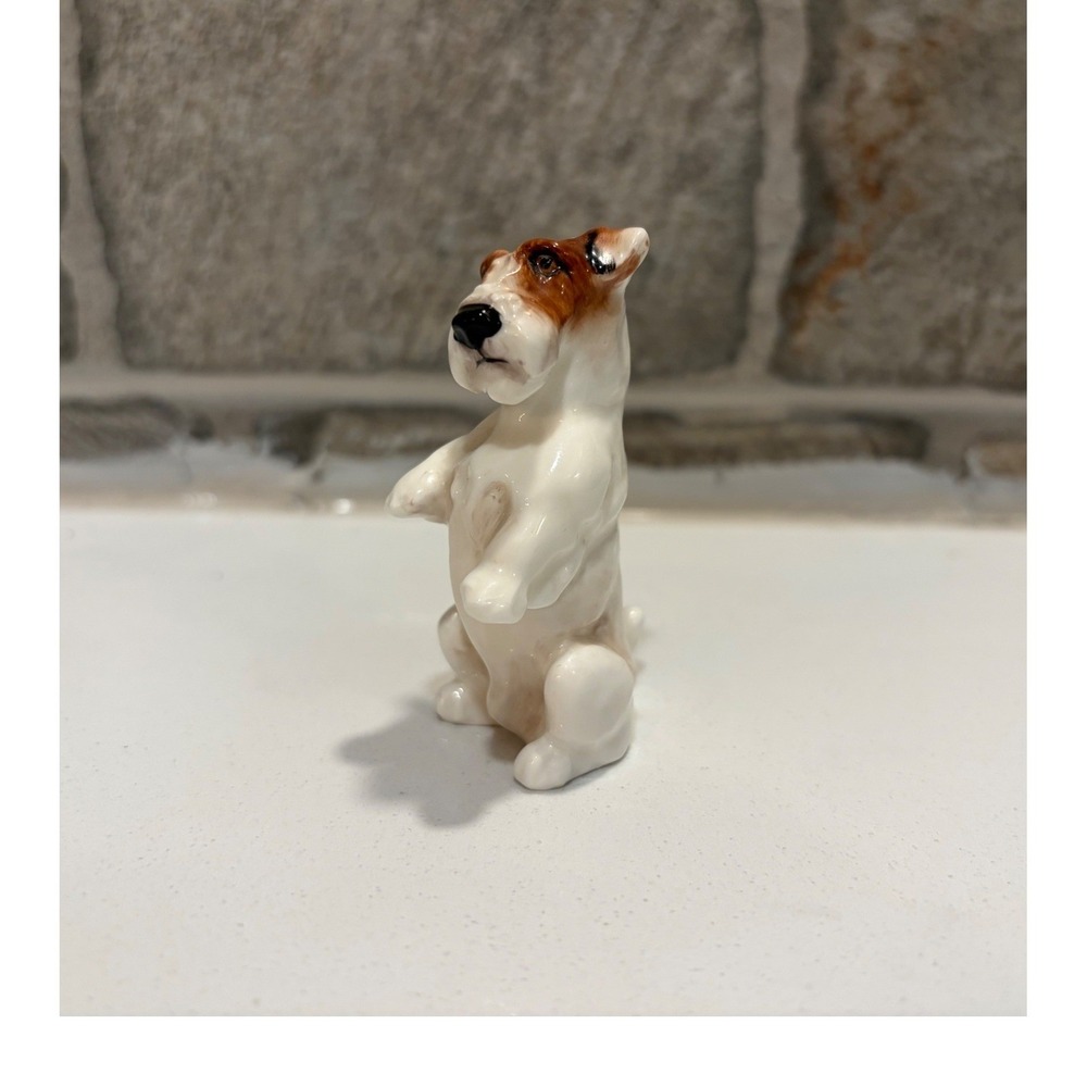 Royal Doulton Sealyham Terrier Dog Figurine  Bone China Miniature Retired 1977